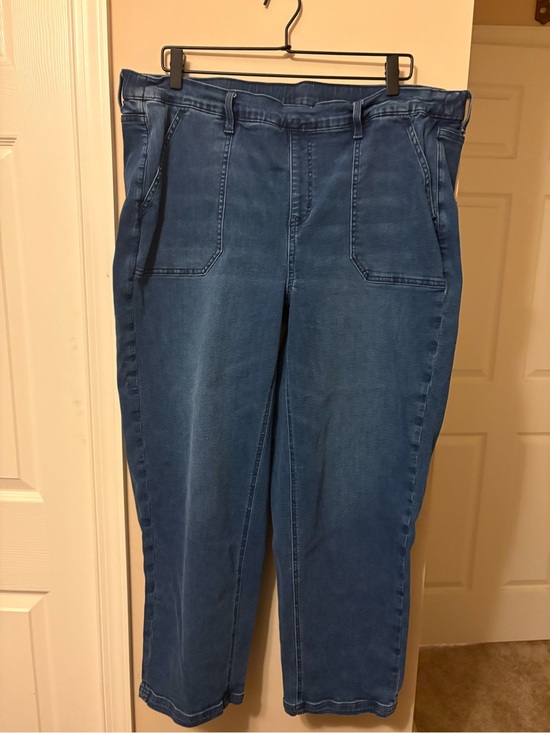 Denim&Co Denim - Denim&Co Relaxed Mid-Blue Boyfriend Jeans Size 20W